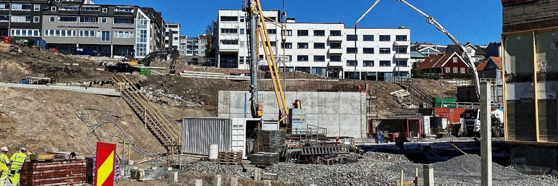 Grandkvartalet i Larvik bruker kappet og bøyd armering fra Norsk Stål Grandkvartalet i Larvik bruker kappet og bøyd armering fra Norsk Stål